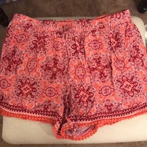 NEW Aztec Shorts Pink/Orange